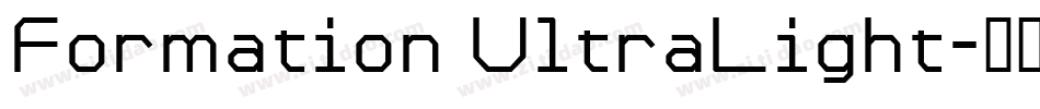 Formation UltraLight字体转换